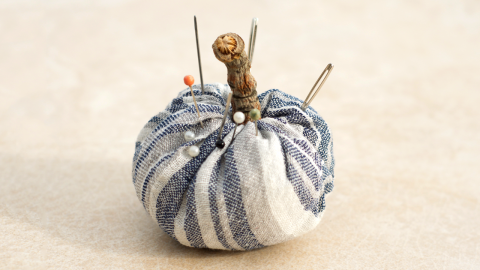  Pumpkin Pincushion Tutorial 