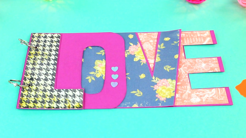  DIY Love Scrapbook Album 