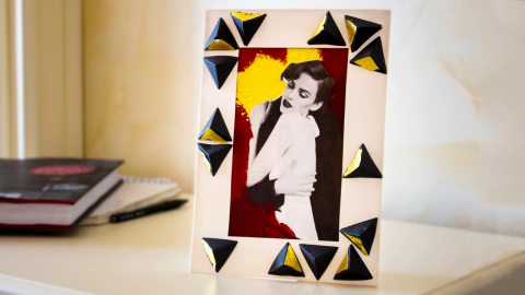  DIY Framed Collage Installation 