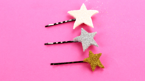  DIY Star Hair Grips 