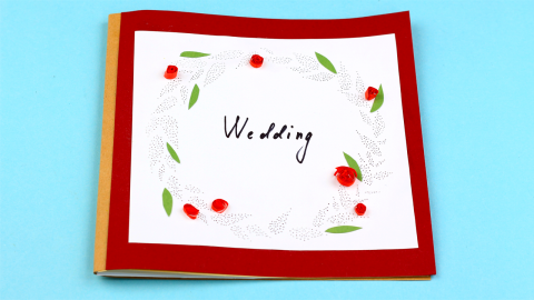  DIY Wedding Scrapbook Photo Album 