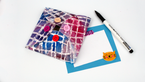  DIY Wax Paper Envelope 