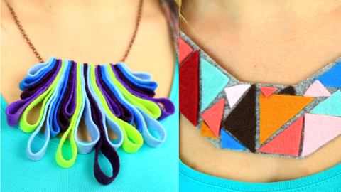  DIY Felt Jewelry Making Ideas 