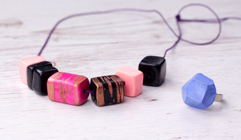  DIY Geometric Polymer Clay Jewelry 