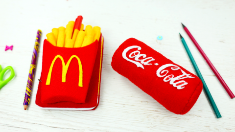  DIY French Fry Notebook And Coca Cola Shaped Stress Ball 