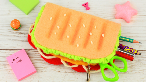  DIY Sandwich Pencil Case 